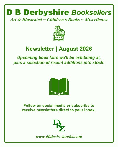 August 2026 Newsletter | D B Derbyshire Booksellers PBFA