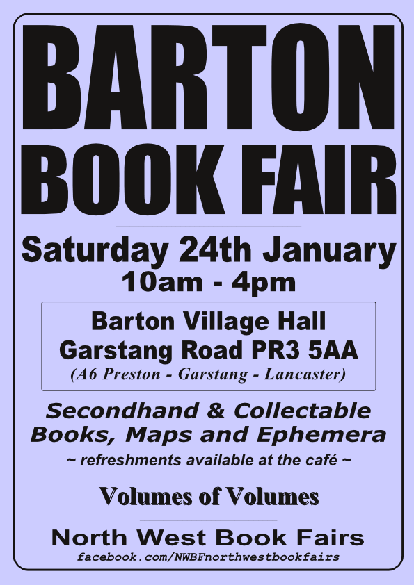 Barton Book Fair | 24 January 2026 | Poster Barton Book Fair | 24 January 2026 | Poster