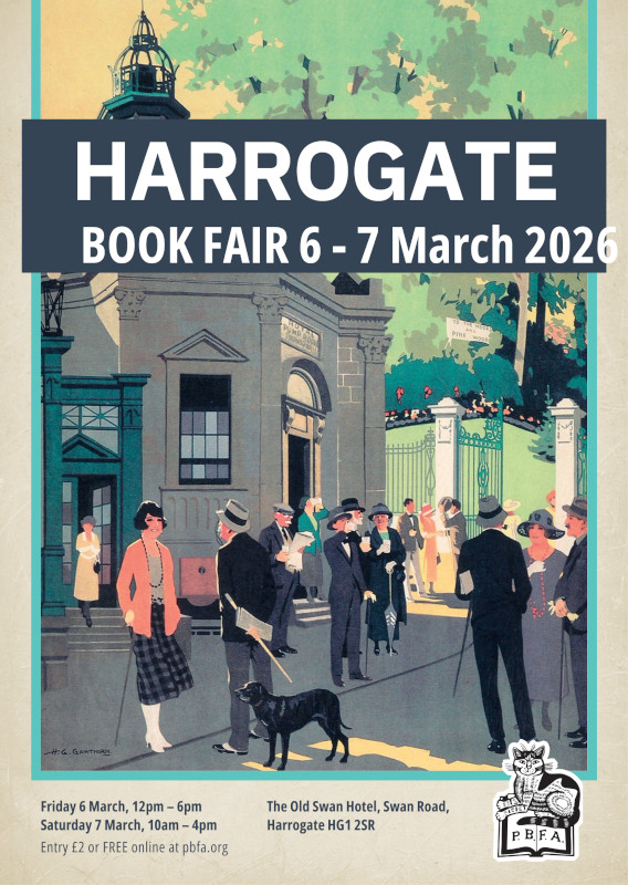 PBFA Harrogate Book Fair 2026 | Poster PBFA Harrogate Book Fair 2026 | Poster