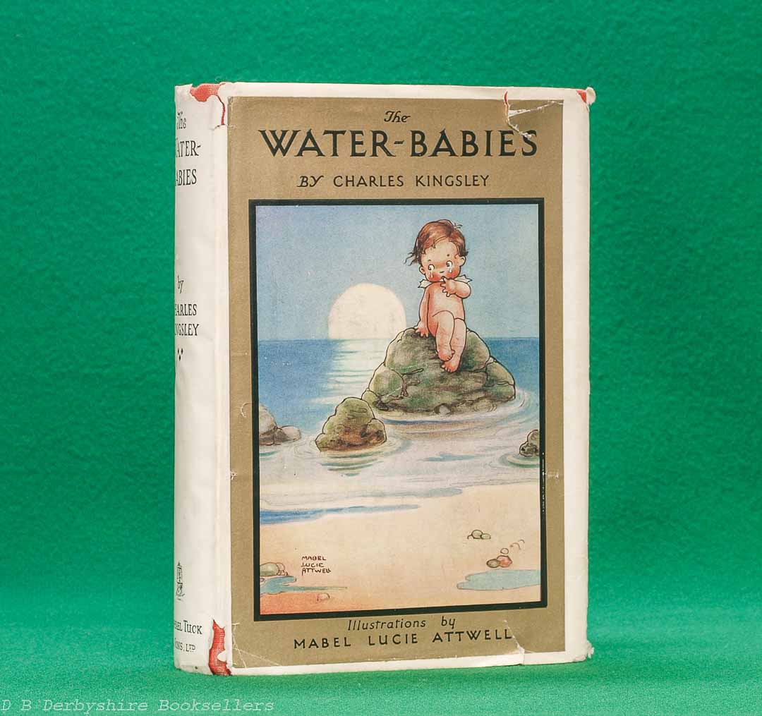 The Water-Babies by Charles Kingsley | Raphael Tuck & Sons Ltd, [No Date] circa 1930 | illustrated by Mabel Lucie Attwell | Golden Treasury Library | with dustwrapper