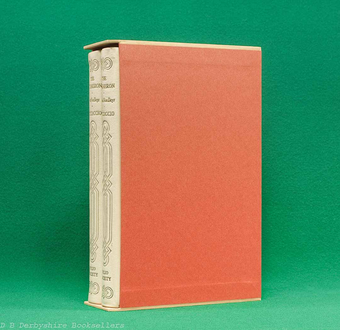 The Decameron | The Folio Society, 1969 | Two Volumes | Full Leather Binding The Decameron | The Folio Society, 1969 | Two Volumes | Full Leather Binding
