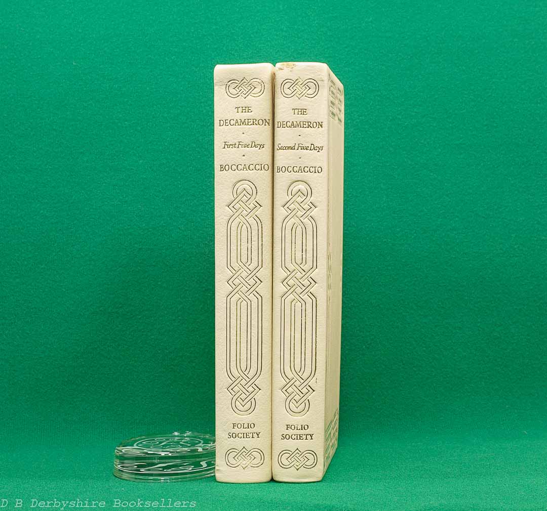 The Decameron | The Folio Society, 1969 | Two Volumes | Full Leather Binding The Decameron | The Folio Society, 1969 | Two Volumes | Full Leather Binding