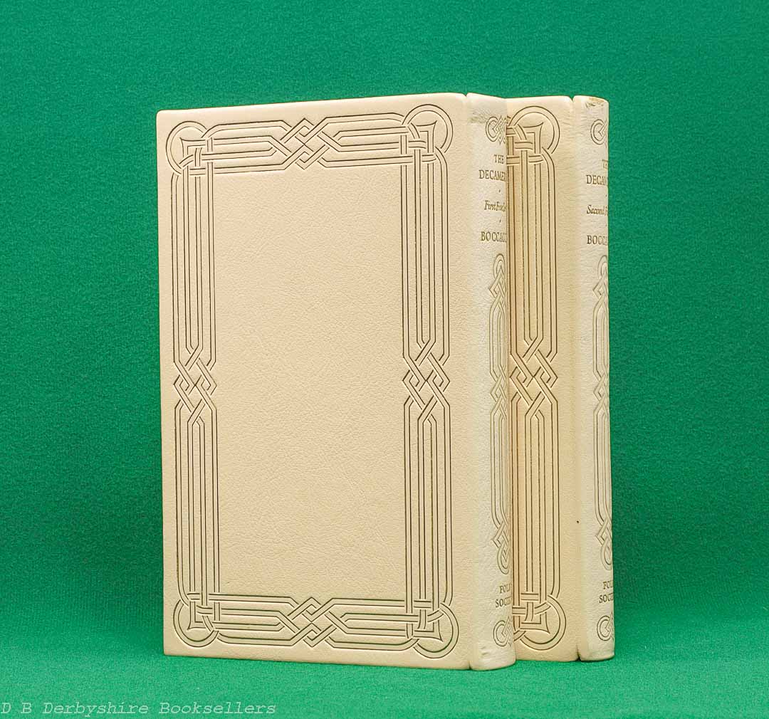 The Decameron | The Folio Society, 1969 | Two Volumes | Full Leather Binding The Decameron | The Folio Society, 1969 | Two Volumes | Full Leather Binding