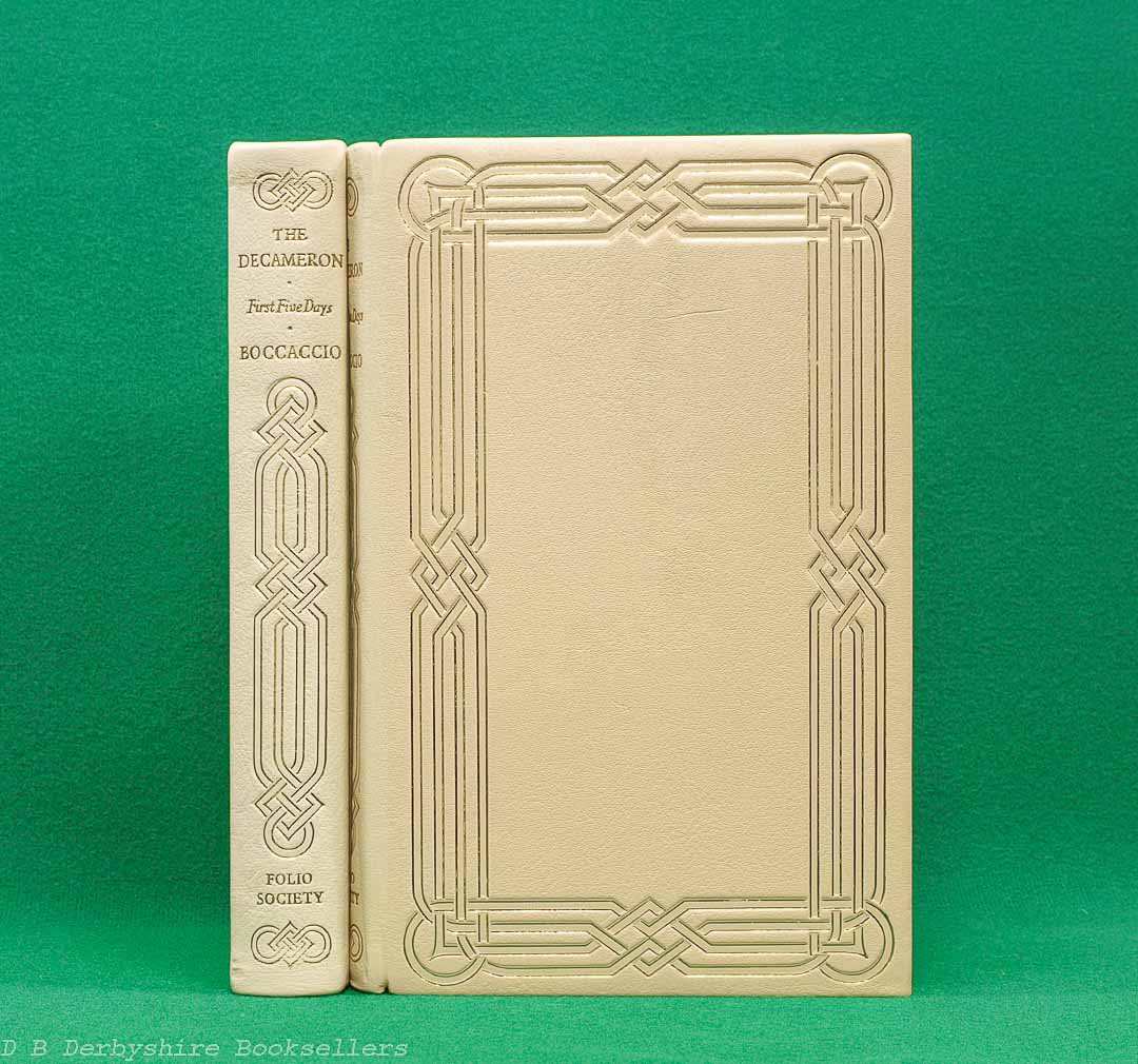 The Decameron | The Folio Society, 1969 | Two Volumes | Full Leather Binding The Decameron | The Folio Society, 1969 | Two Volumes | Full Leather Binding